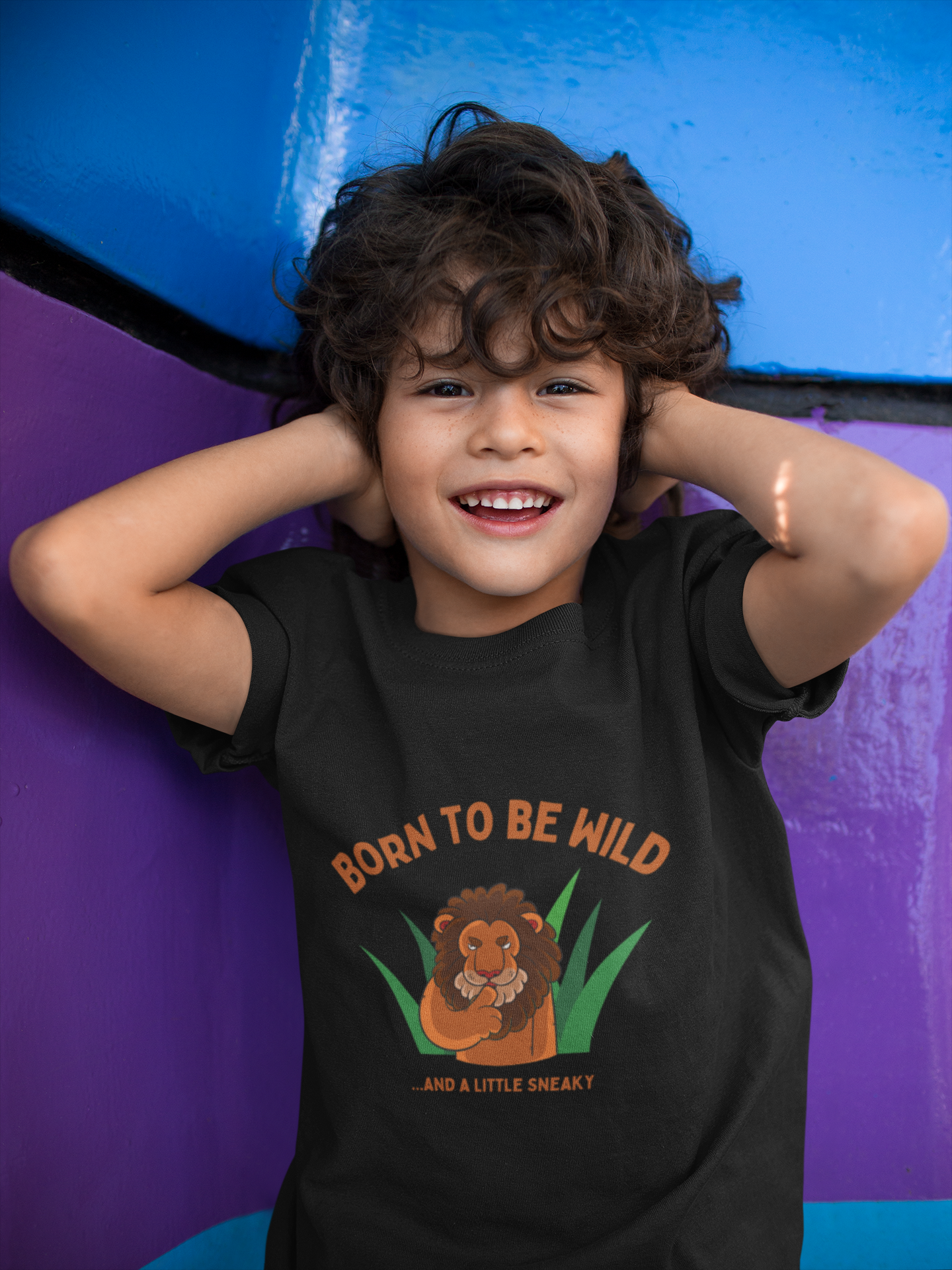 Kids Tee - Born to be Wild Adventure Kids