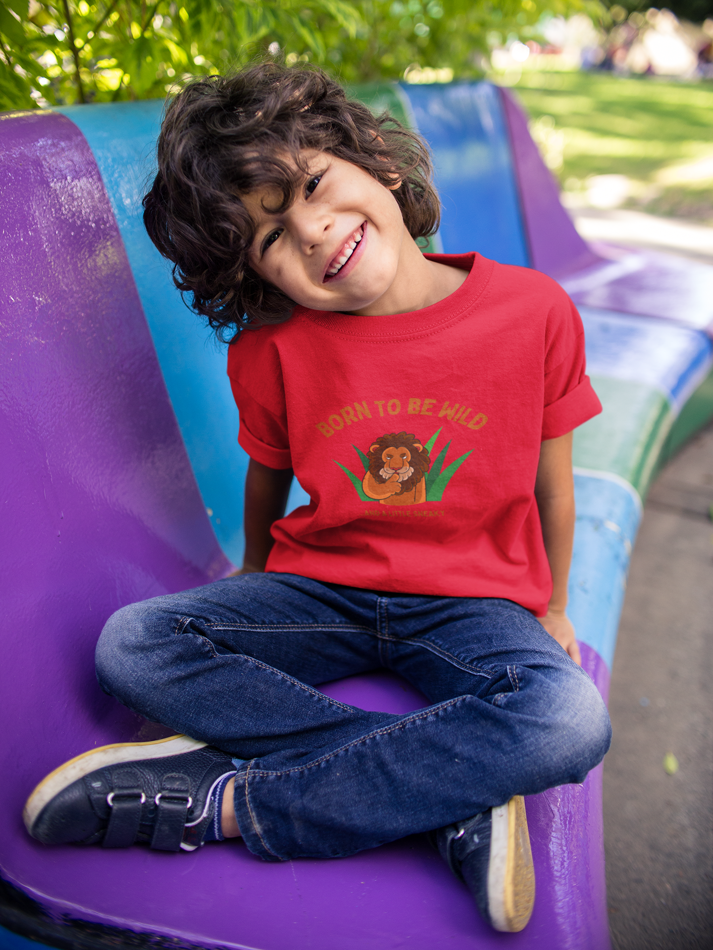 Kids Tee - Born to be Wild Adventure Kids